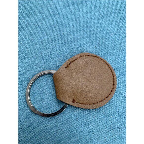 Vintage Pepsi Keychain Brown Leather 1.5” - Picture 2 of 2